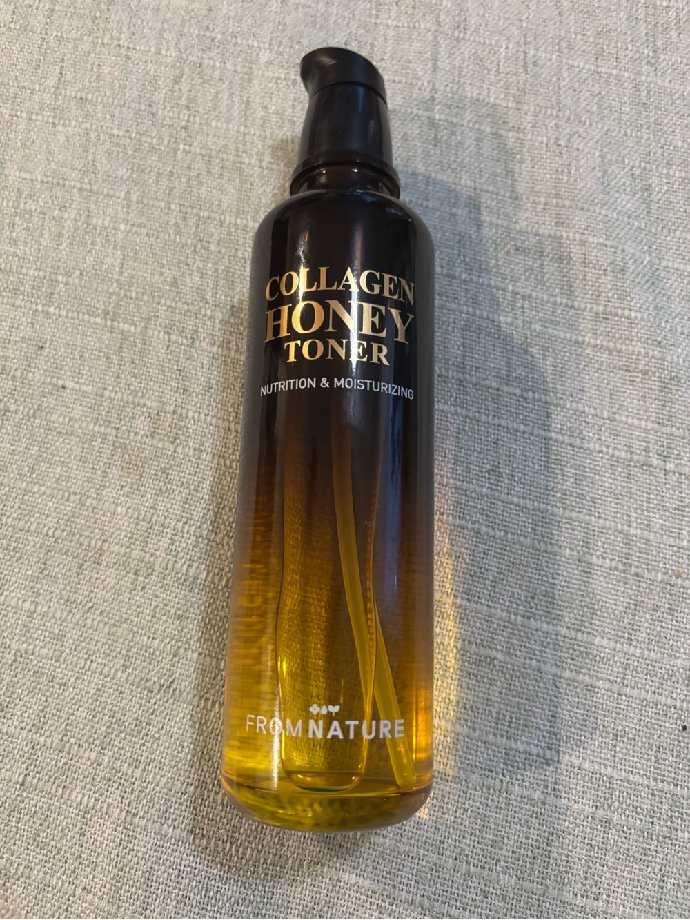 From Nature-Collagen Honey Toner - Golden Brown.